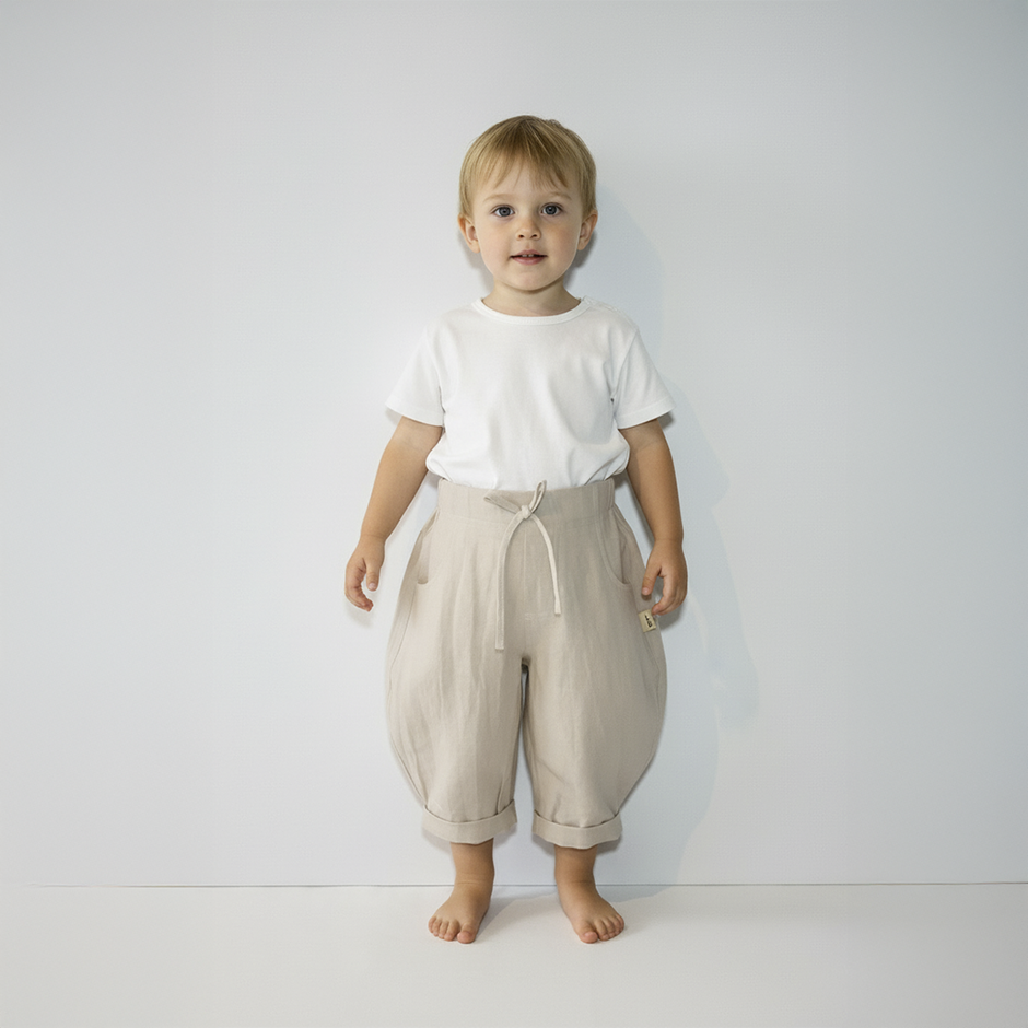Basic Slim Linen Pant